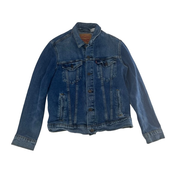 Levi's Other - Levi’s Denim Jacket Mens Medium Blue Medium Wash Trucker Farm Workwear Jean Y2K